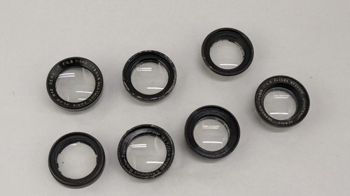 Lot lentilles d objectifs - de, d'objectifs